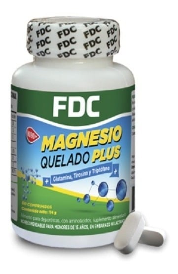 MAGNESIO QUELADO PLUS X 60 COMPRIMIDOS - 1