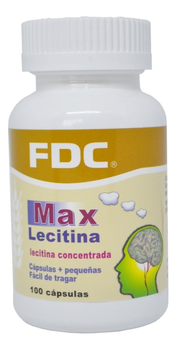CONCENTRACION Y MEMORIA - MAX LECITINA X 100 CAPSULAS - 1