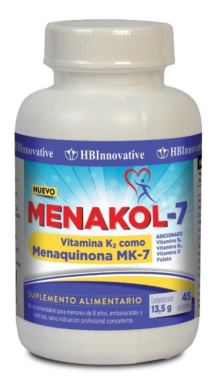 MENAKOL-7 K2 MK-7 X 45 COMPRIMIDOS  - 1