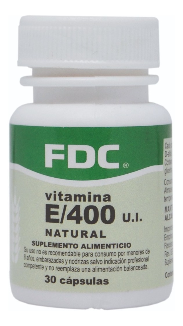 VITAMINA E NATURAL 400 MG X 90 CAPSULAS - 1