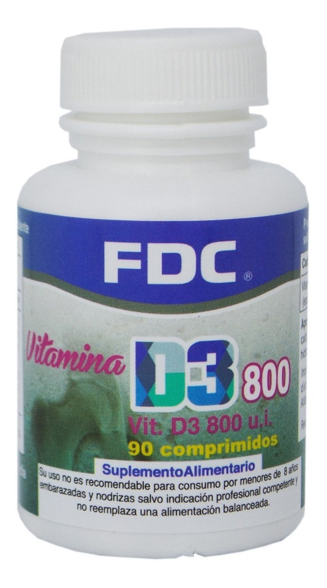 VITAMINA D3 800 U.I. X 90 COMPRIMIDOS - 1