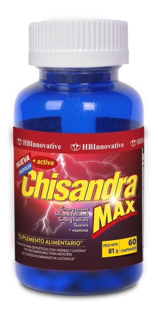 ENERGIZANTE - CHISANDRA MAX X 60 CAPSULAS - 1