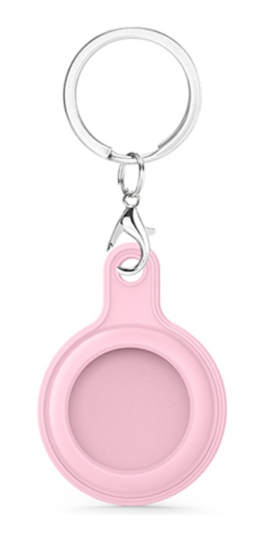 FUNDA SILICONA AIRTAG LLAVERO COLORES / MATPRO STORE | ROSADO - 1