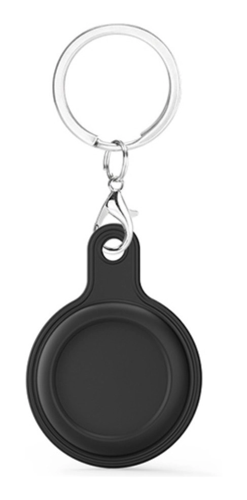 FUNDA SILICONA AIRTAG LLAVERO COLORES / MATPRO STORE | NEGRO - 1