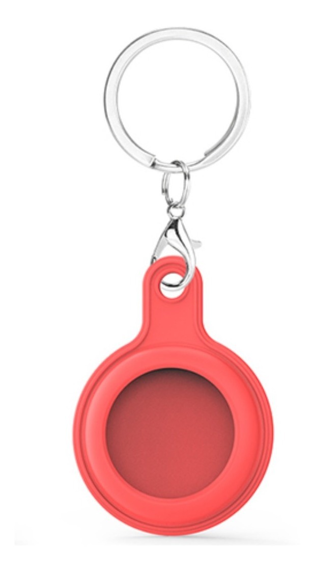 FUNDA SILICONA AIRTAG LLAVERO COLORES / MATPRO STORE | ROJO - 1