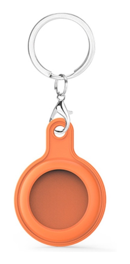 FUNDA SILICONA AIRTAG LLAVERO COLORES / MATPRO STORE | NARANJA - 1