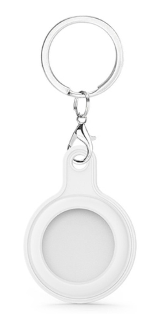 FUNDA SILICONA AIRTAG LLAVERO COLORES / MATPRO STORE | BLANCO - 1