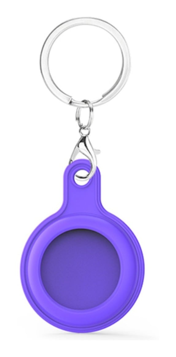 FUNDA SILICONA AIRTAG LLAVERO COLORES / MATPRO STORE | MORADO - 1