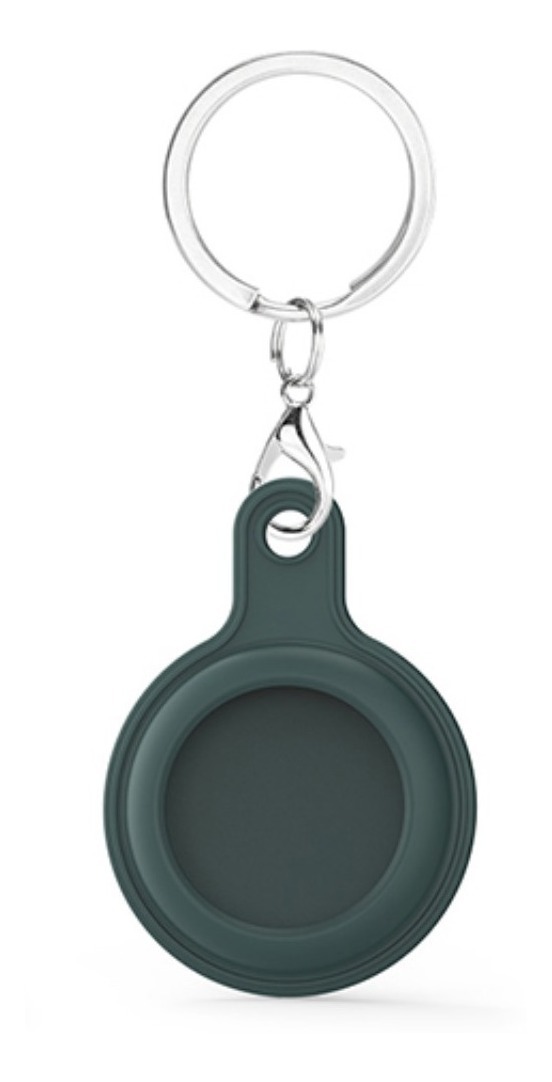 FUNDA SILICONA AIRTAG LLAVERO COLORES / MATPRO STORE | VERDE OSCURO - 1