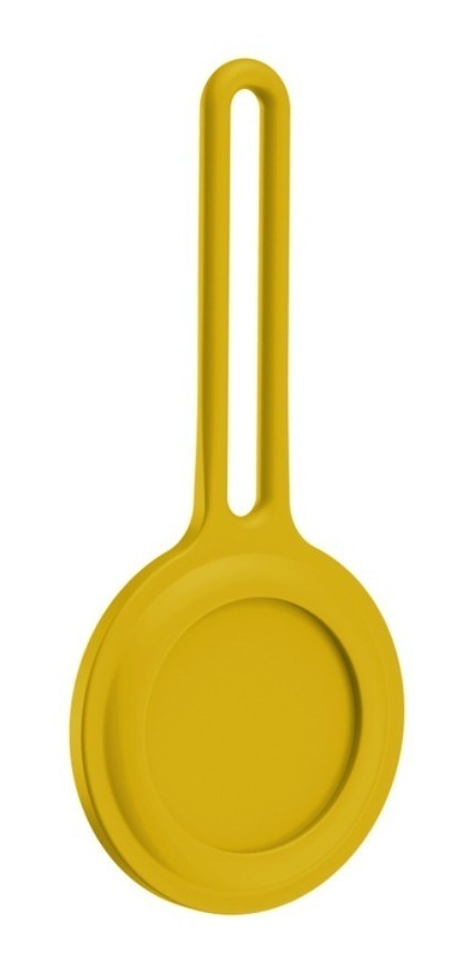 FUNDA SILICONA AIRTAG LLAVERO PREMIUM COLORES / MATPRO STORE | AMARILLO - 3