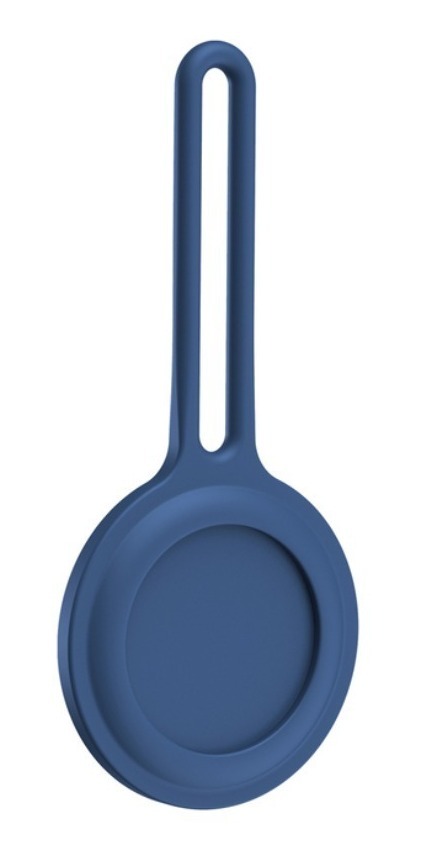 FUNDA SILICONA AIRTAG LLAVERO PREMIUM COLORES / MATPRO STORE | AZUL - 1