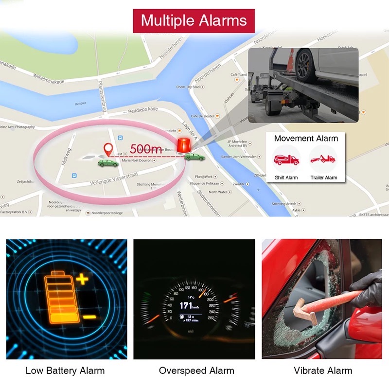 GPS TKSTAR TRACKER TK905 4G PORTATIL AUTO HOMOLOGADO + 2 CHIP - 4