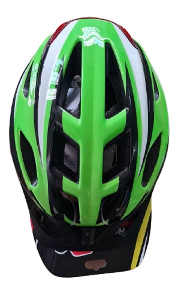 CASCO RADICAL MOUNTAIN MTB CON LUZ VERDE - 1