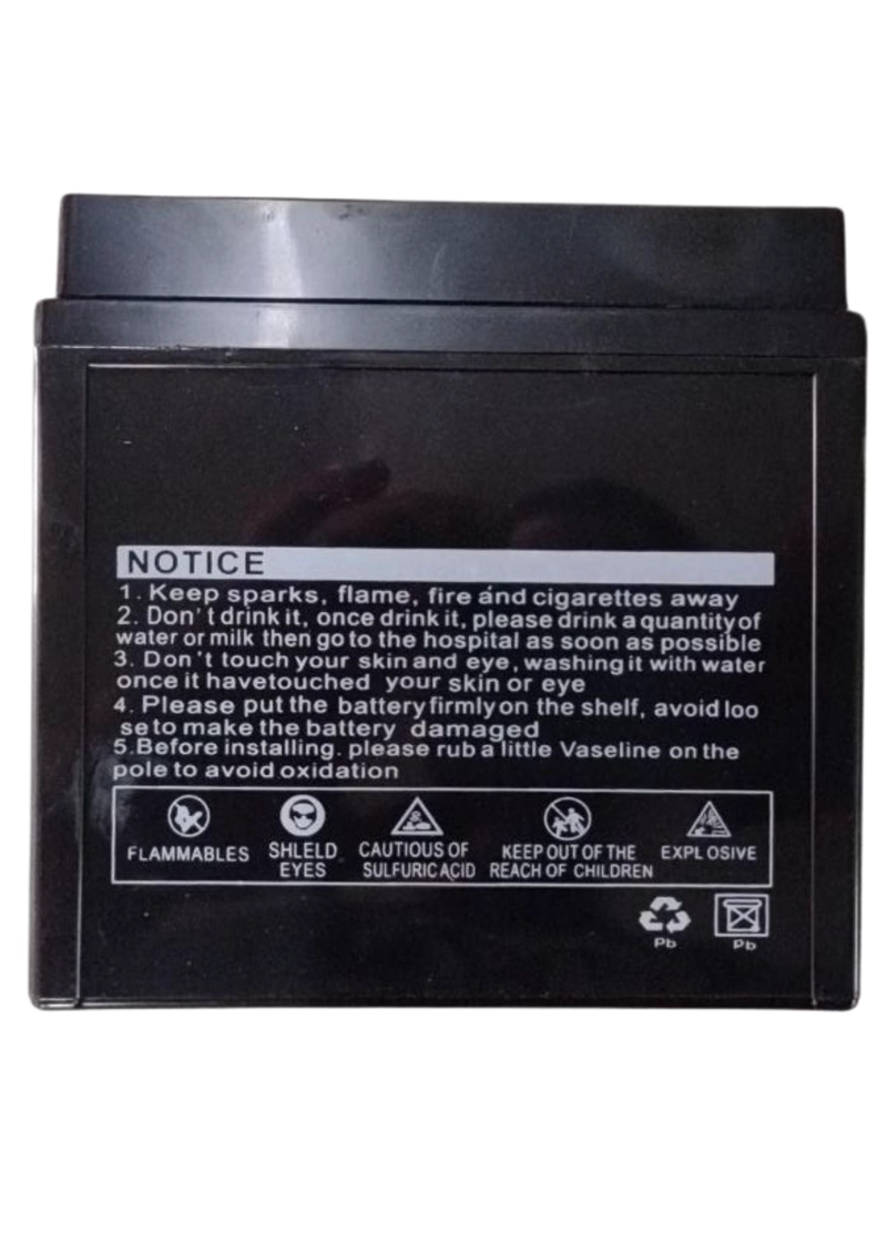 BATERIA PARA MOTO 12N9 ( GXT, TTX250, ATV) - 5