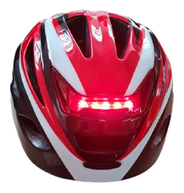 CASCO RADICAL MOUNTAIN MTB CON LUZ | EN COLOR ROJO - 2