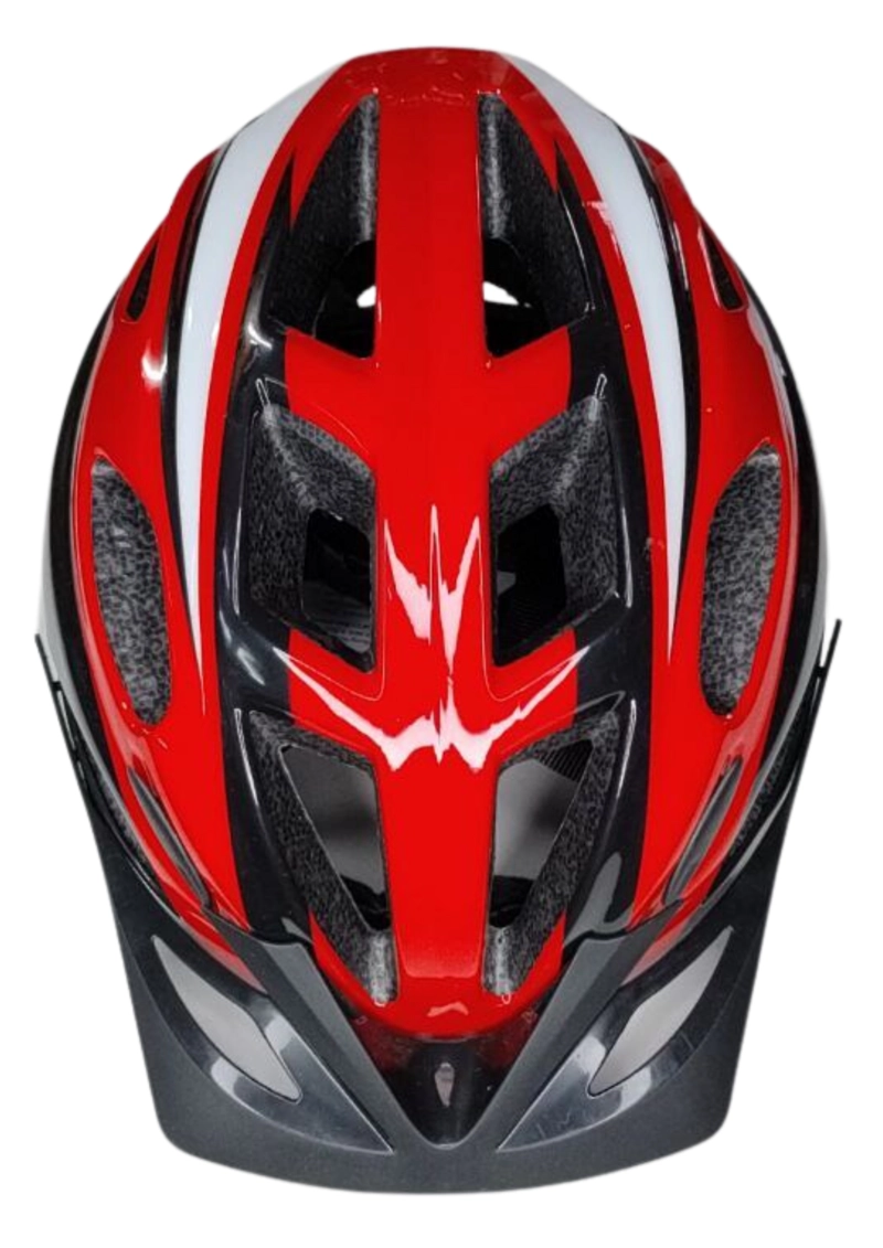 CASCO RADICAL MOUNTAIN MTB CON LUZ | EN COLOR ROJO - 4