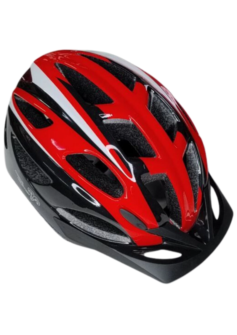 CASCO RADICAL MOUNTAIN MTB CON LUZ | EN COLOR ROJO - 5
