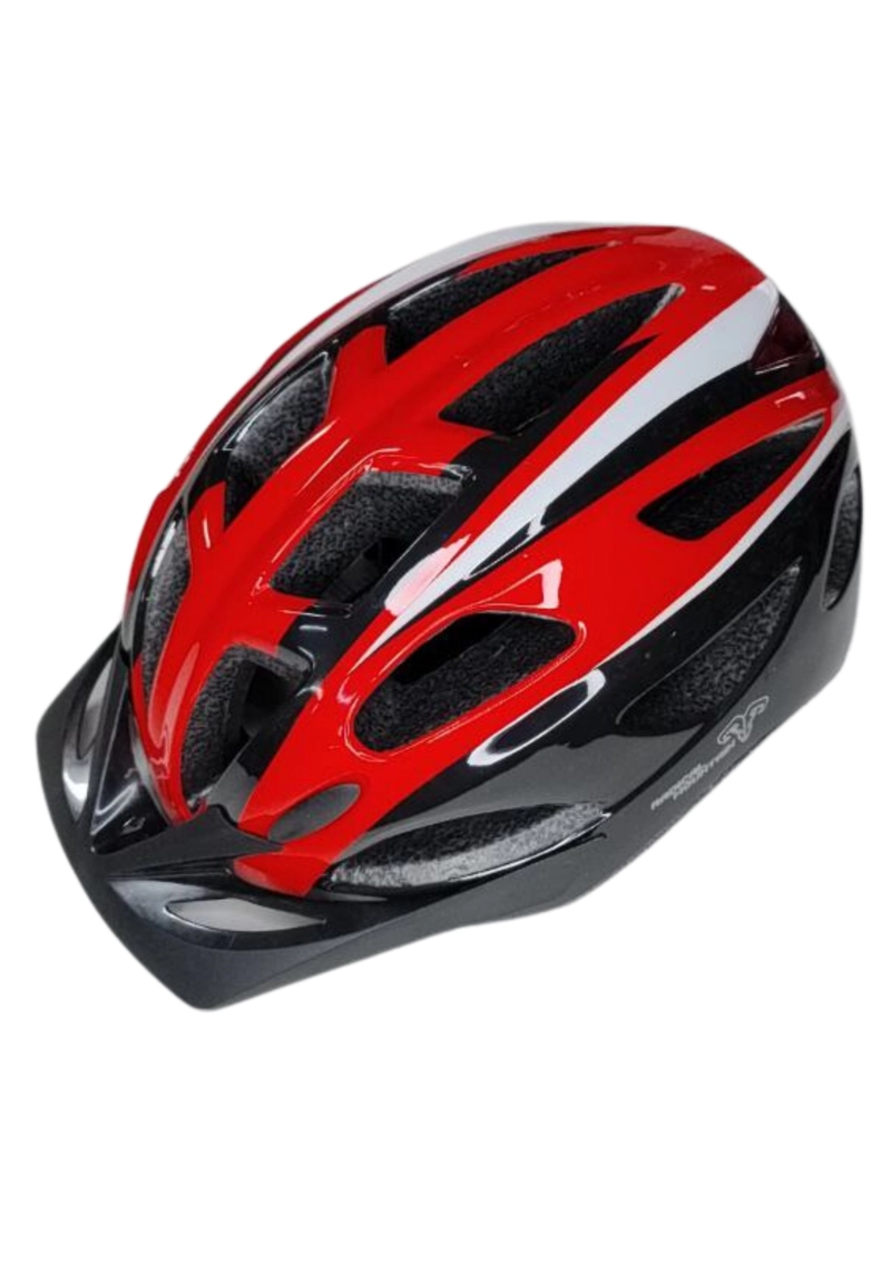 CASCO RADICAL MOUNTAIN MTB CON LUZ | EN COLOR ROJO - 6