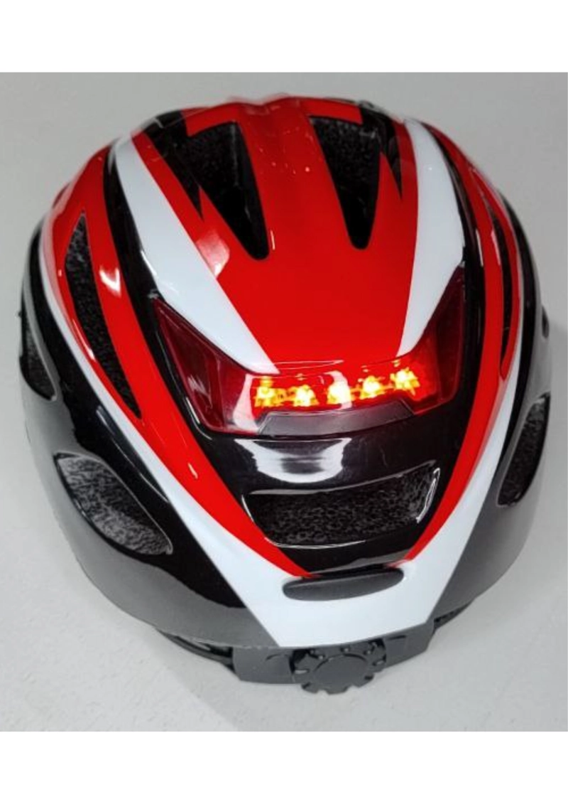 CASCO RADICAL MOUNTAIN MTB CON LUZ | EN COLOR ROJO - 7