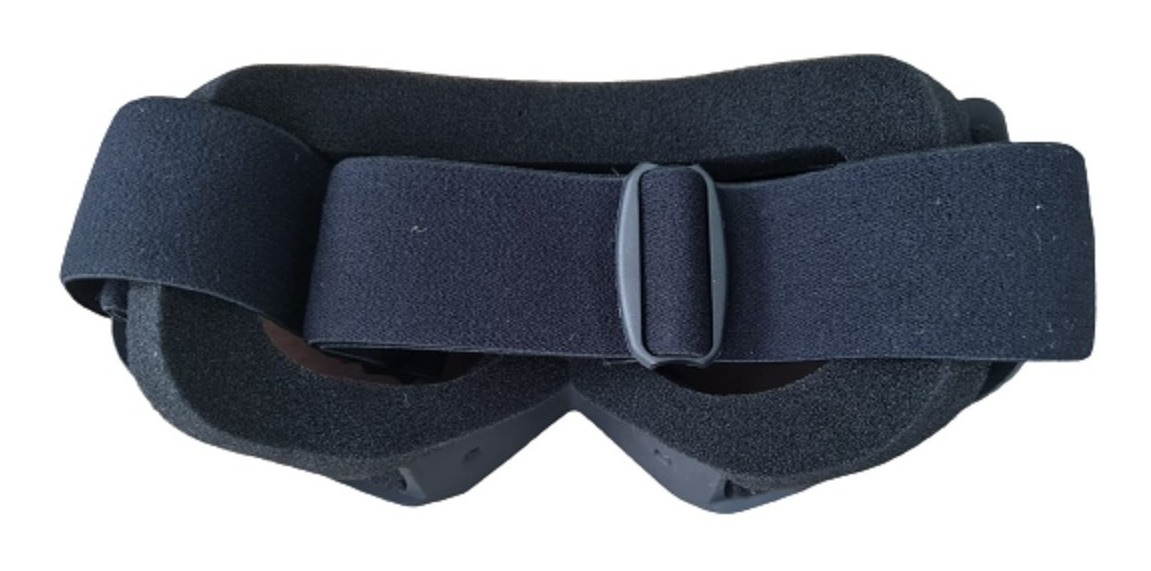 ANTIPARRA NEGRA CON VISOR | PLATEADO - 4