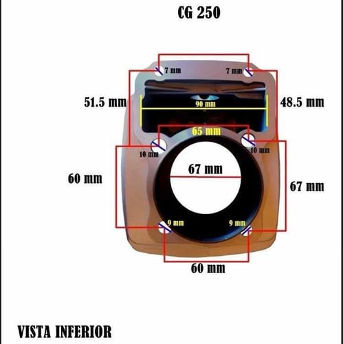 CILINDRO CG 250 (67CM) - 3
