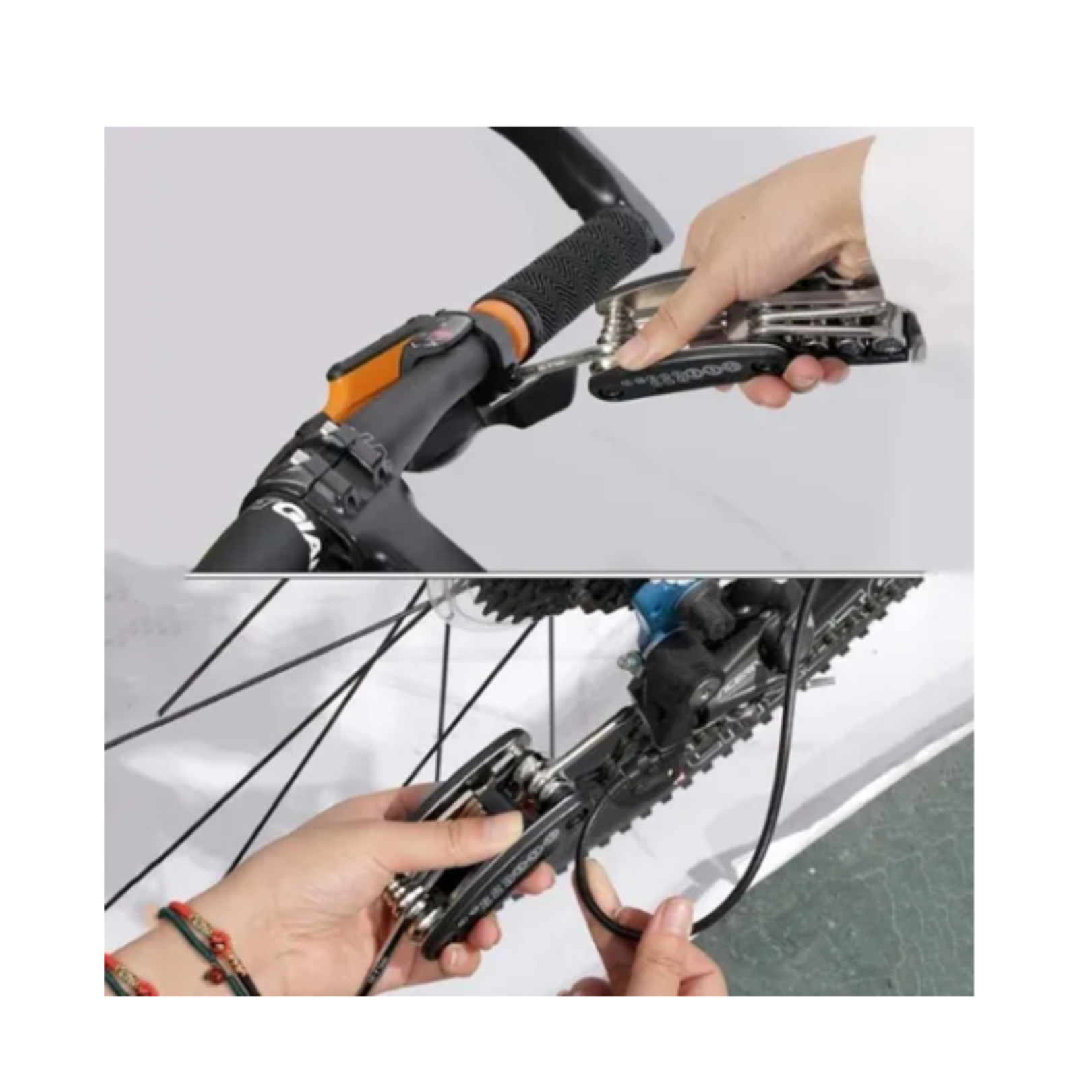 KIT DE HERRAMIENTA Y PARCHES PARA BICICLETAS - 7