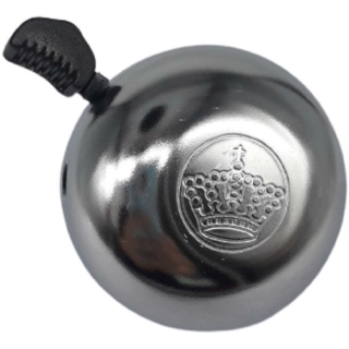 CAMPANA BOCINA CROMADA CORONA PARA BICICLETA | Gris - 1