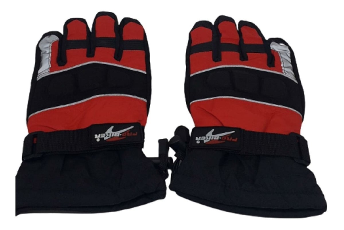 GUANTES LARGOS DE MOTO PARA EL FRÍO SIN PROTECCIÓN | AZUL - 4
