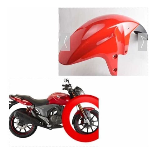 TAPABARRO DELANTERO KEEWAY RKV150 ROJO - 1
