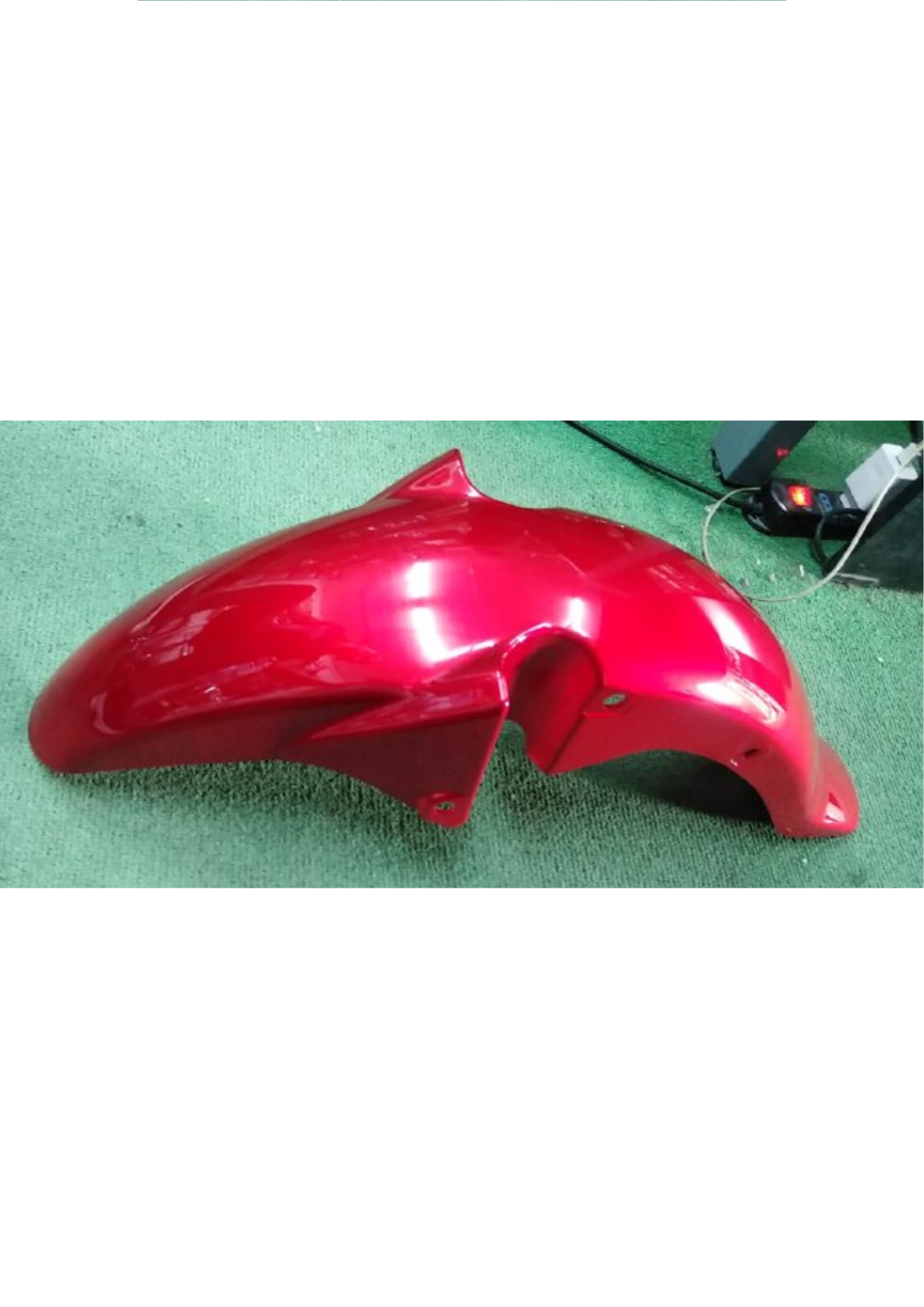 TAPABARRO DELANTERO HONDA CB1 ROJO - 4
