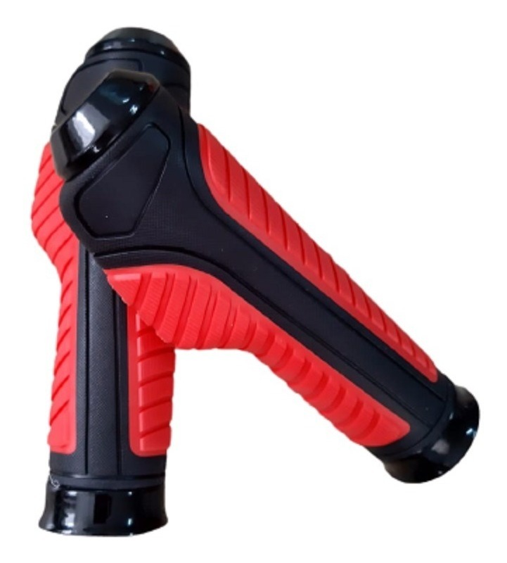 PUÑOS ERGONÓMICOS UNIVERSALES PARA MOTO 22MM | ROJO - 2