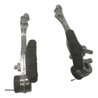 SET DE FRENO V-BRAKE PARA BICICLETA DE ALUMINIO SIN MANILLA - 1