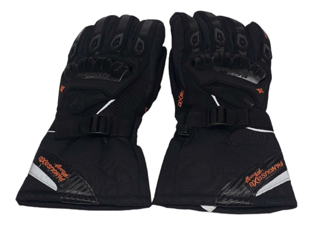 GUANTES LARGOS DE FRIO PARA MOTO CON PROTECCIÓN | ROJO - 1