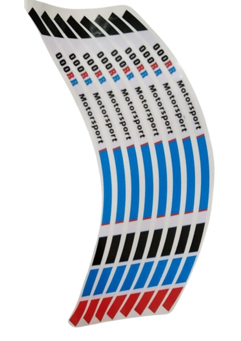 CINTA ADHESIVA REFLECTANTE FLUORESCENTE PARA LLANTA - 8
