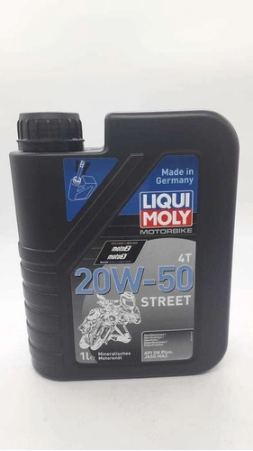 ACEITE LIQUI MOLY MOTORBIKE 4T 20W-50 STREET 1 LT - 2