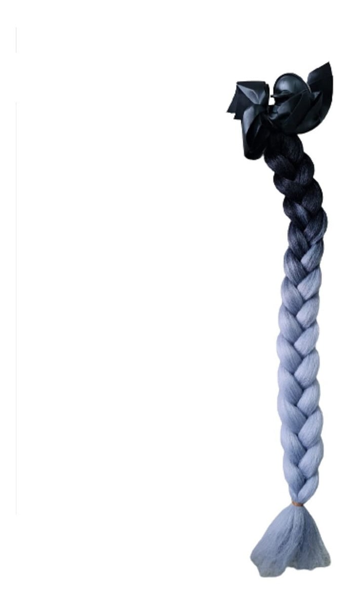 TRENZA PARA CASCO DE MOTO | GRIS - 3