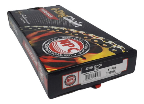 CADENA MOTO O-RING 428 X 132 NPC - 1