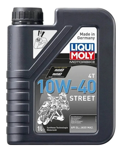 10W40 LIQUI MOLY STREET ACEITE PARA MOTO 4T 1L - 1