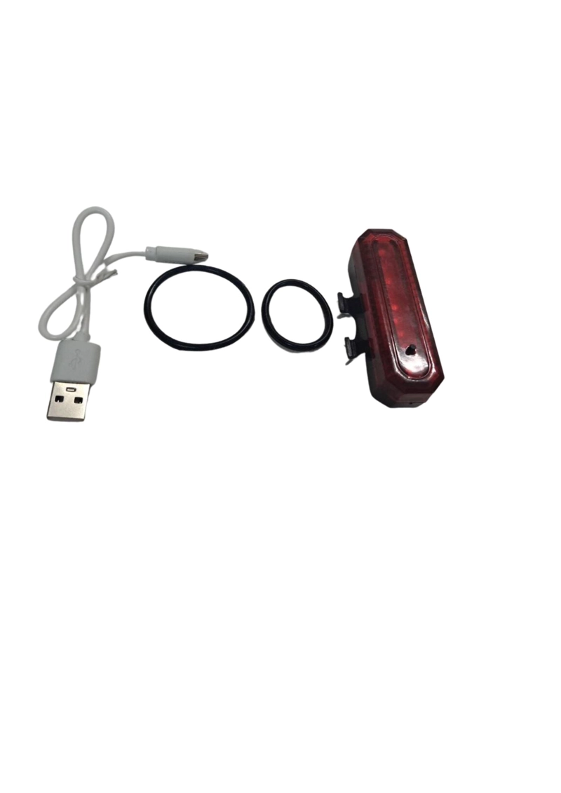 LUZ LED RECARGABLE USB DE BICICLETA TRASERA - 6