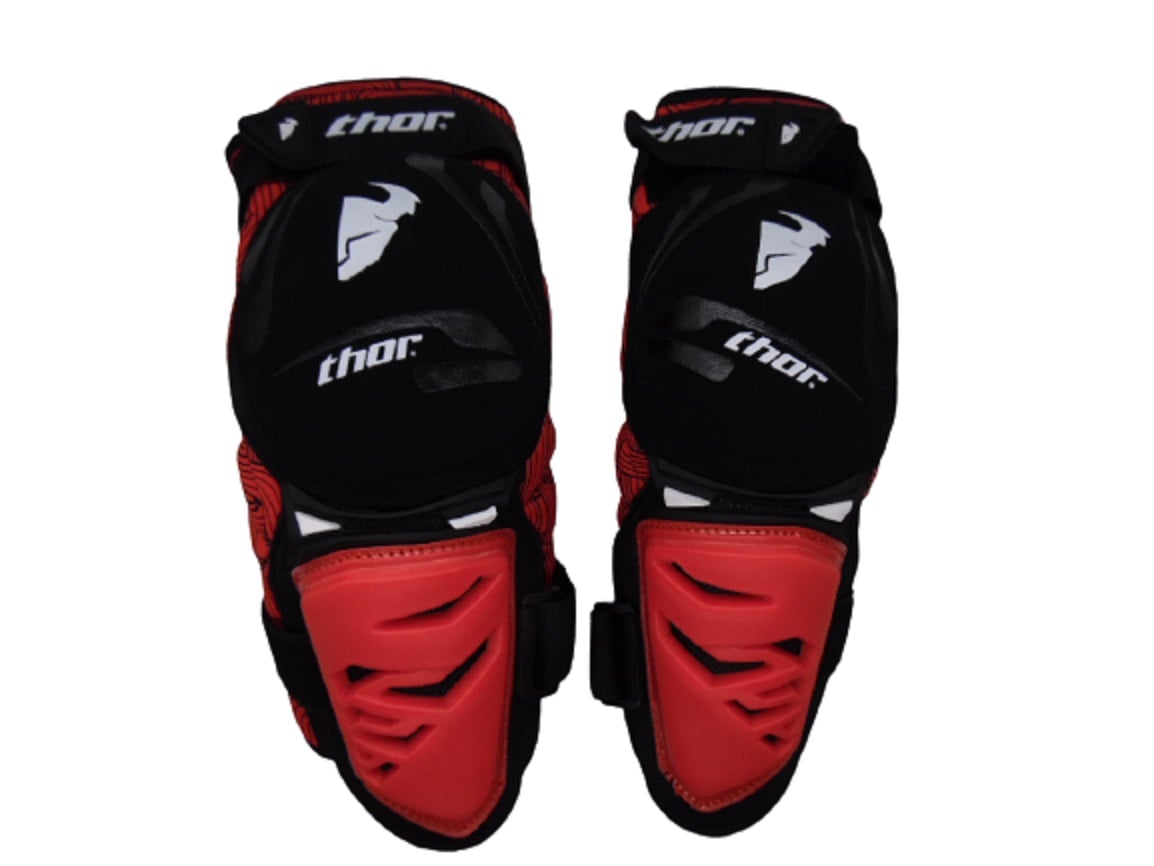 RODILLERA PROTECCION MOTO THOR | ROJO - 1