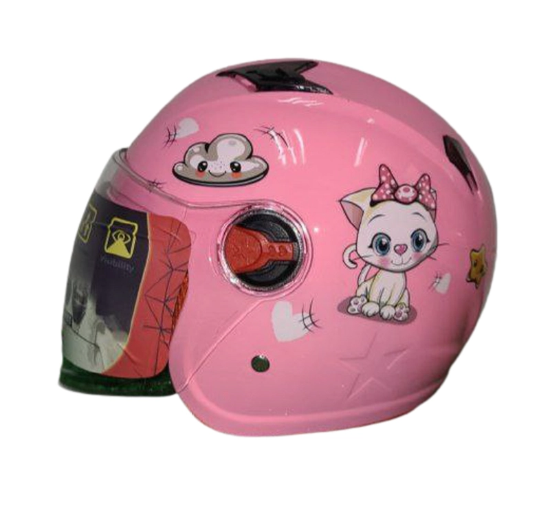 CASCO INFANTIL PARA MOTO | ROSA CHICLE - 1