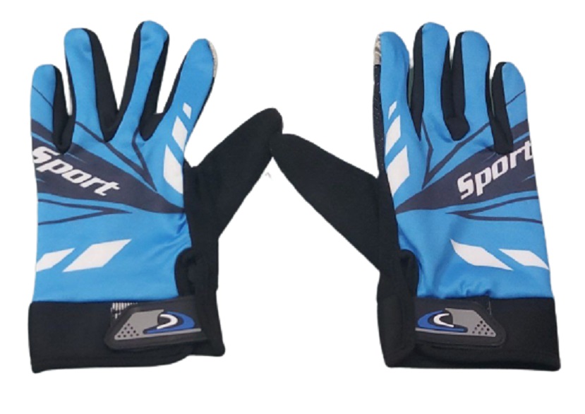 GUANTES TOUCH BICICLETA SPORT | AZUL - 1