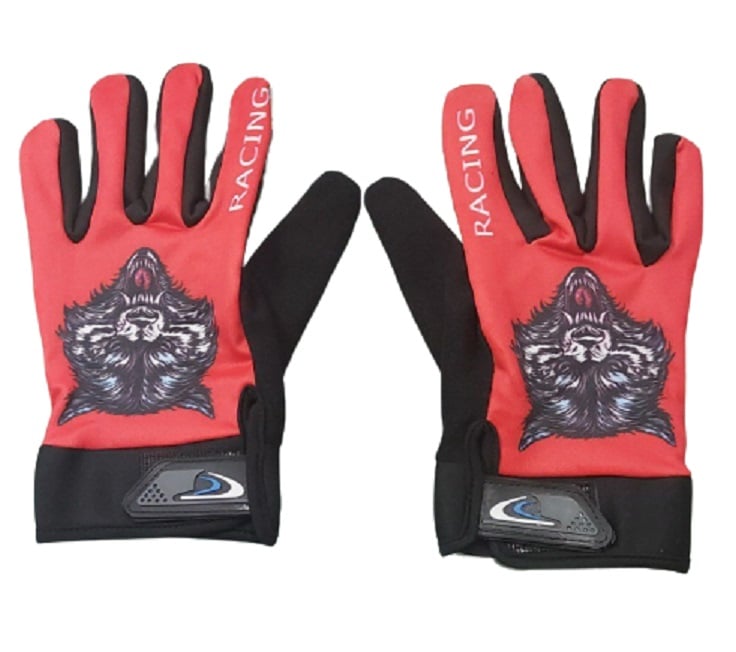 GUANTES TOUCH BICICLETA RACING | ROJO - 1