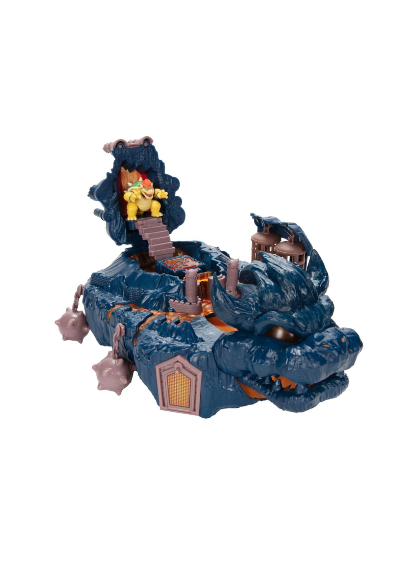 JUGUETE JAKKS PACIFIC SUPER MARIO BOWSER ISLAND CASTLE CASTILLO DE BOWSER EN LA ISLA - 1