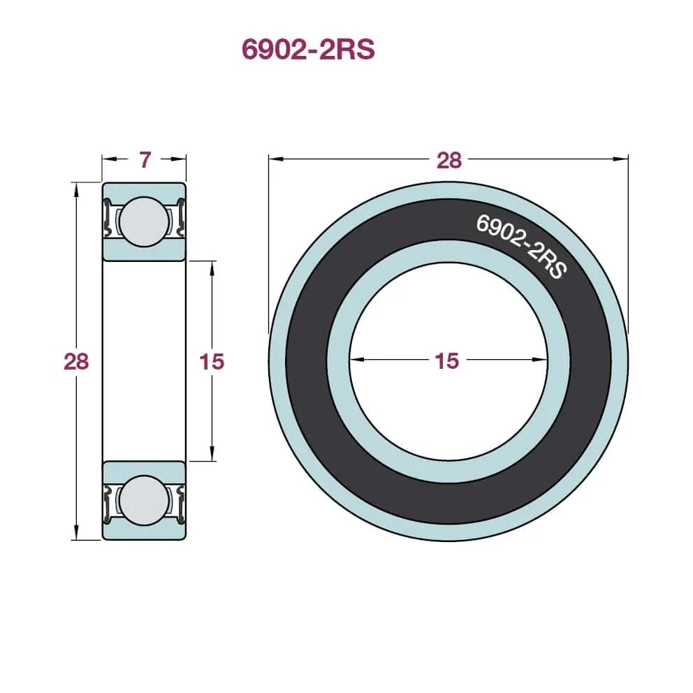 RODAMIENTO 6902 2RS /AOF - 1