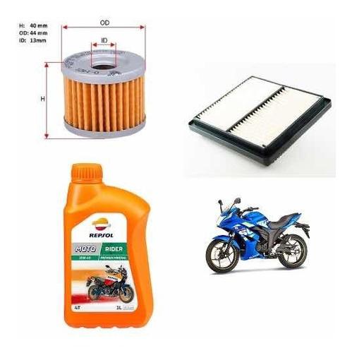 KIT MANTENCIÓN GIXXER FILTRO AIRE Y ACEITE - 1