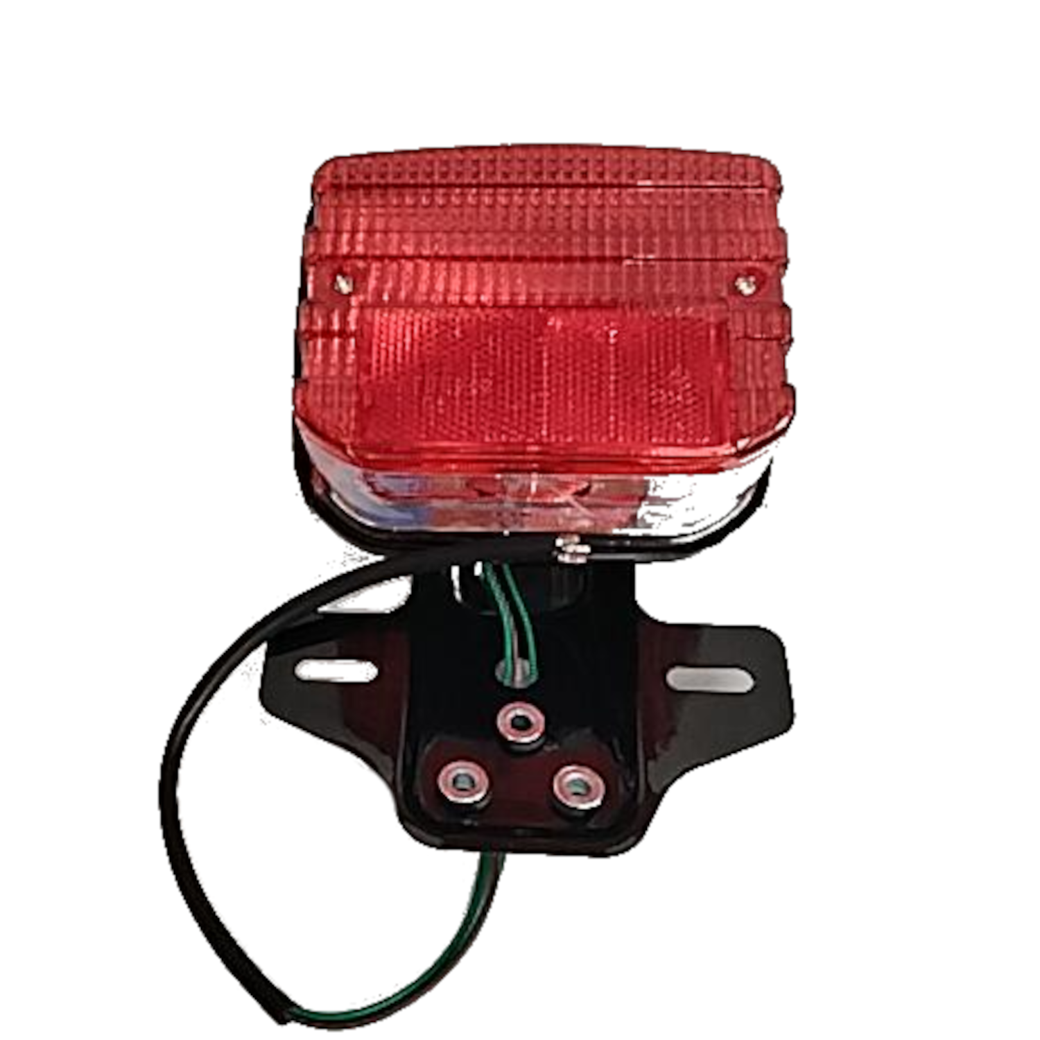 FOCO TRASERO PARA MOTO CG BASE NEGRA - 4