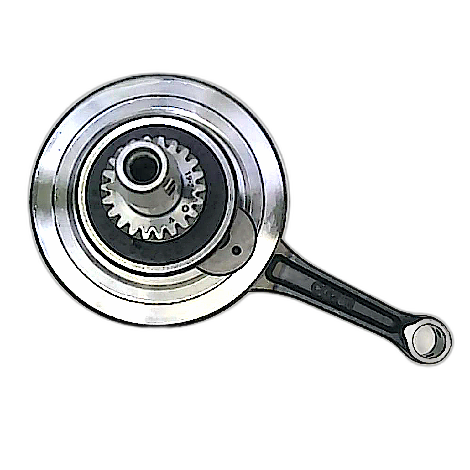 CIGÜEÑAL PARA MOTO CG200 VARILLERO P15 VITRIX - 3