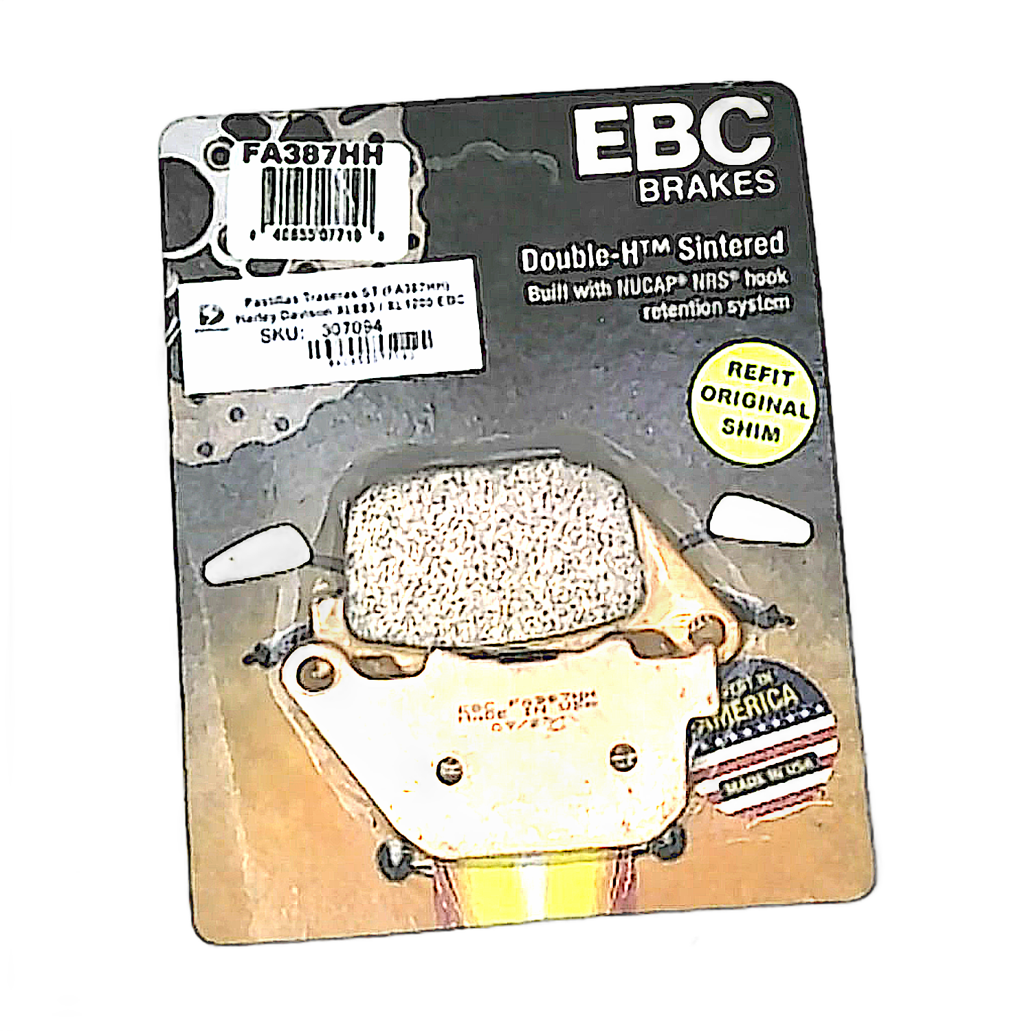 PASTILLAS TRASERAS ST (FA387HH) HARLEY DAVISON XL883 / XL1200 EBC - 5