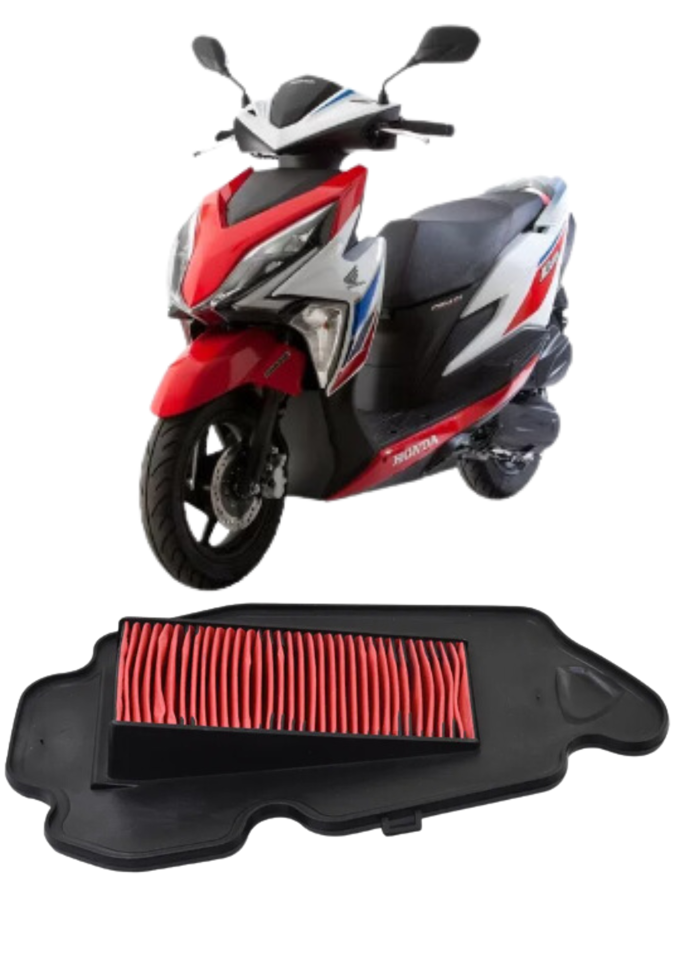 FILTRO DE AIRE PARA MOTO ELITE 125 FI INYECTADA - 1